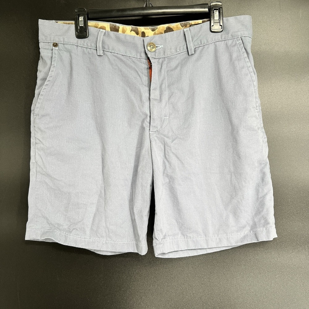 Ball And Buck Shorts Mens 34 Blue 6 Point Canvas Chino Made USA Hunting Outdoor